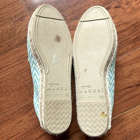 LIKE NEW Manebi Ibiza Cow Leather Espadrille - Picture 8 of 8